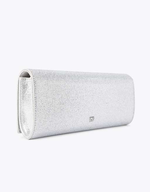 KG Kurt Geiger Baily clutch in silver combination, 3 of 4