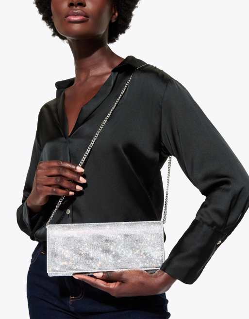 KG Kurt Geiger Baily clutch in silver combination, 4 of 4