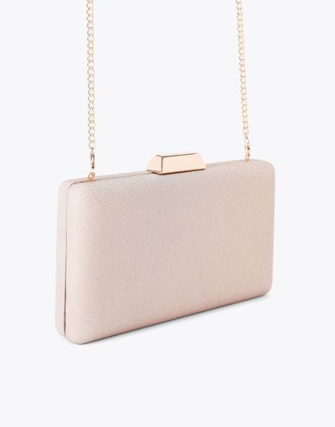 KG Kurt Geiger Billy clutch in gold combination - view 1