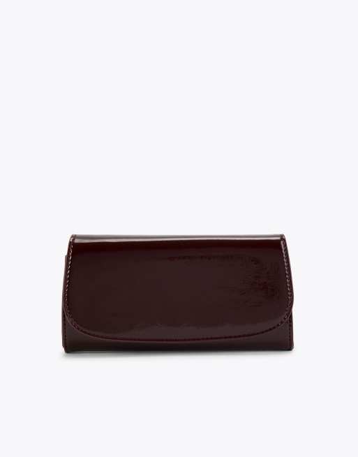 KG Kurt Geiger Blake clutch in wine