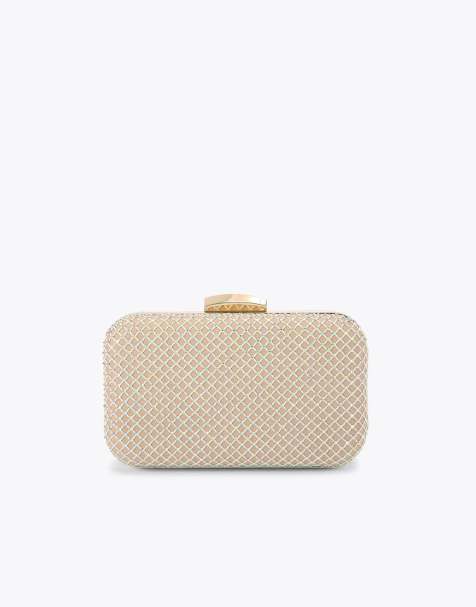 KG Kurt Geiger Brooke clutch in blush - view 1