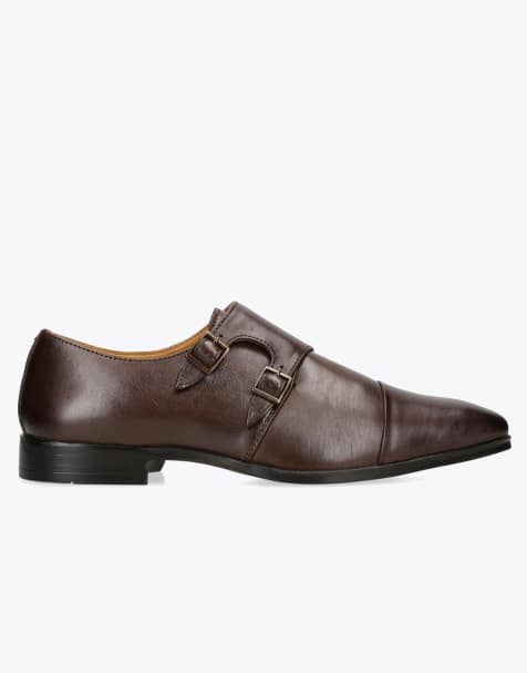 KG Kurt Geiger Collins monk shoes in brown - view 1