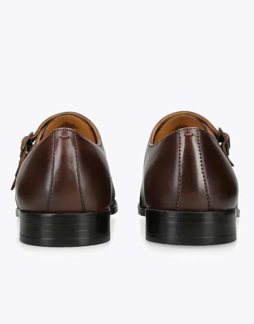 KG Kurt Geiger Collins monk shoes in brown, 3 of 4