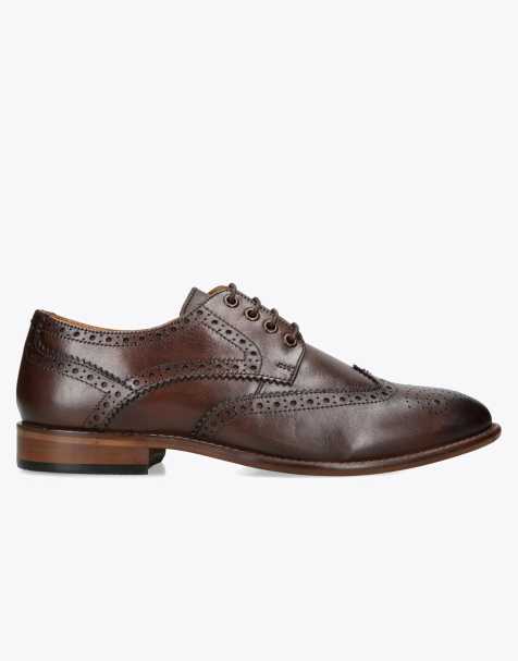 KG Kurt Geiger Connor brogue shoes in brown - view 1