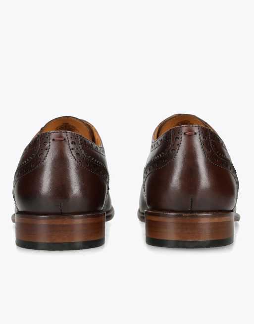 KG Kurt Geiger Connor brogue shoes in brown, 3 of 4