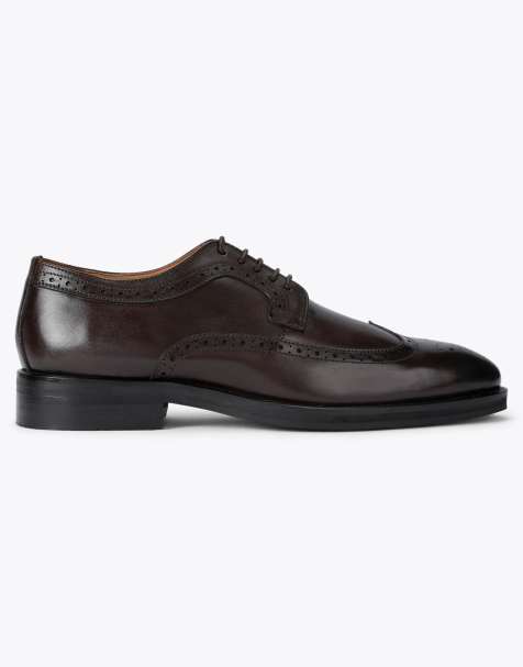 KG Kurt Geiger Donovan brogue boots in brown - view 1