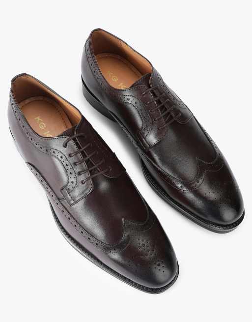 KG Kurt Geiger Donovan brogue boots in brown, 2 of 4