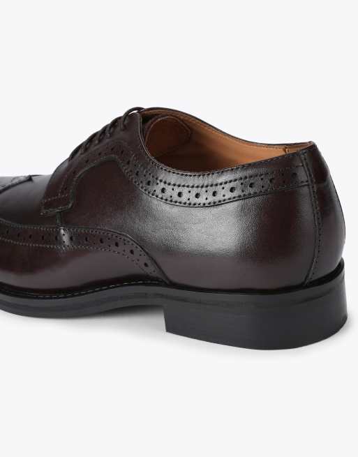 KG Kurt Geiger Donovan brogue boots in brown, 3 of 4