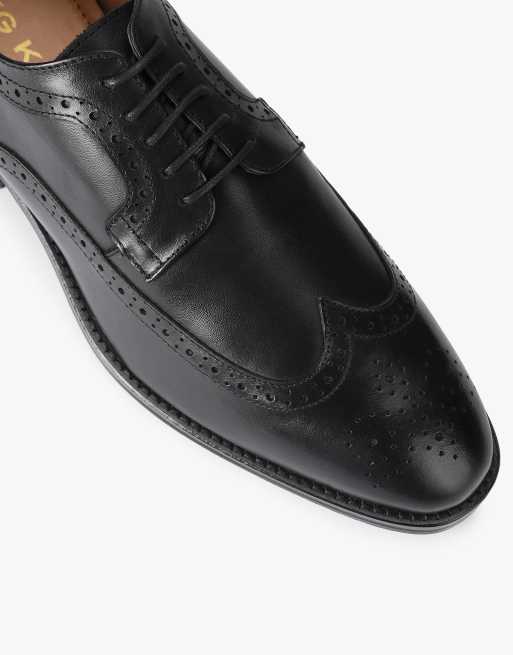KG Kurt Geiger Donovan brogue shoes in black, 4 of 4