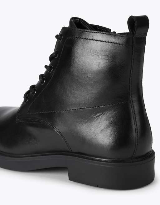 KG Kurt Geiger Douglas lace up boots in black other, 3 of 4