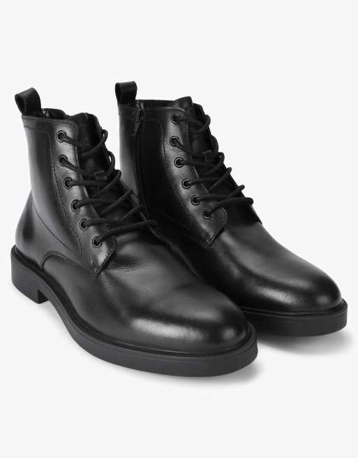 KG Kurt Geiger Douglas lace up boots in black other, 4 of 4