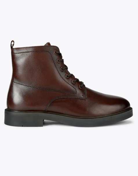 KG Kurt Geiger Douglas lace up boots in brown - view 1