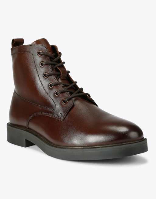 KG Kurt Geiger Douglas lace up boots in brown, 2 of 4