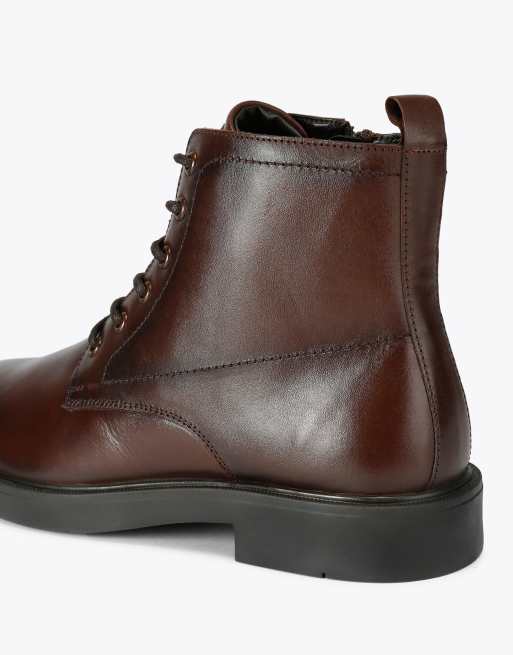 KG Kurt Geiger Douglas lace up boots in brown, 3 of 4