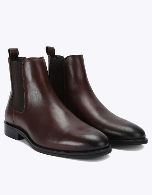 KG Kurt Geiger Duke chelsea boots in brown, 4 of 4