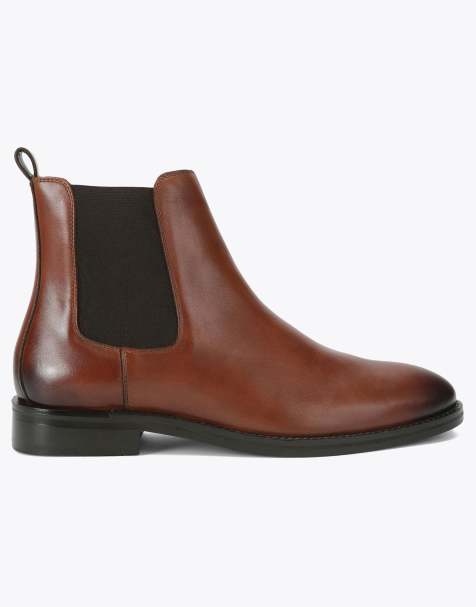KG Kurt Geiger Duke chelsea boots in tan - view 1