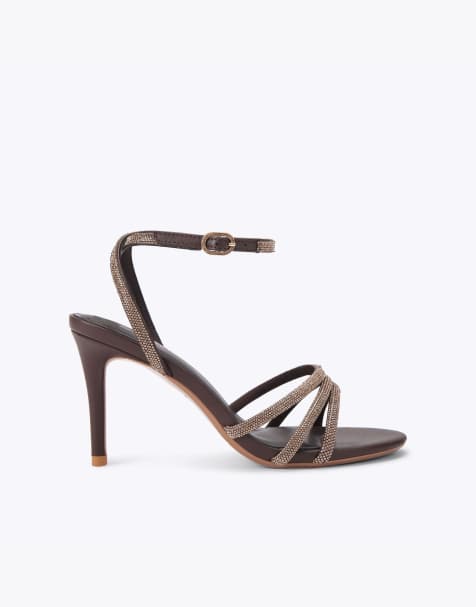 KG Kurt Geiger Fancy heeled sandals in brown - view 1