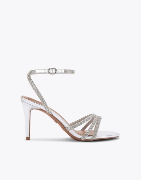 KG Kurt Geiger Fancy heeled sandals in silver - view 1