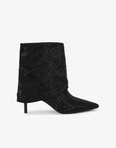 KG Kurt Geiger Fate gem mid ankle boots in black combination - view 1
