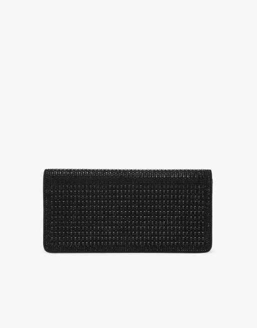 KG Kurt Geiger Fleur clutch in black