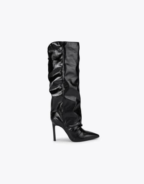 KG Kurt Geiger Frenchy knee boots in black - view 1