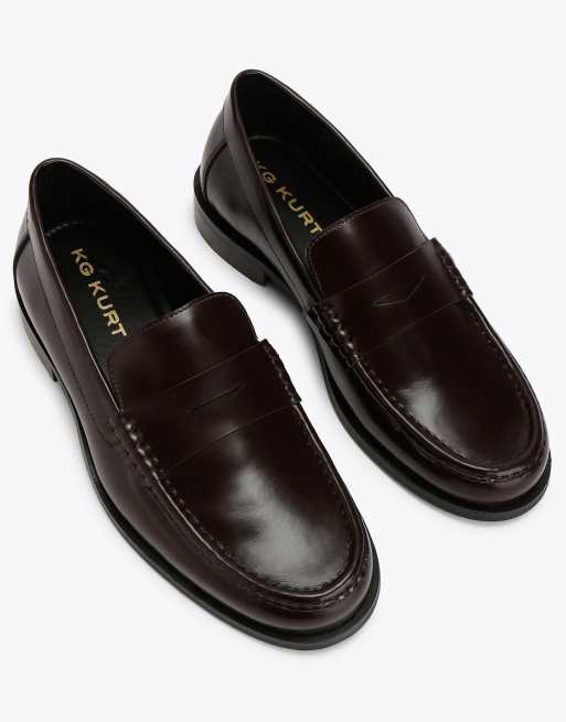 KG Kurt Geiger Gene loafers in wine, 2 of 4