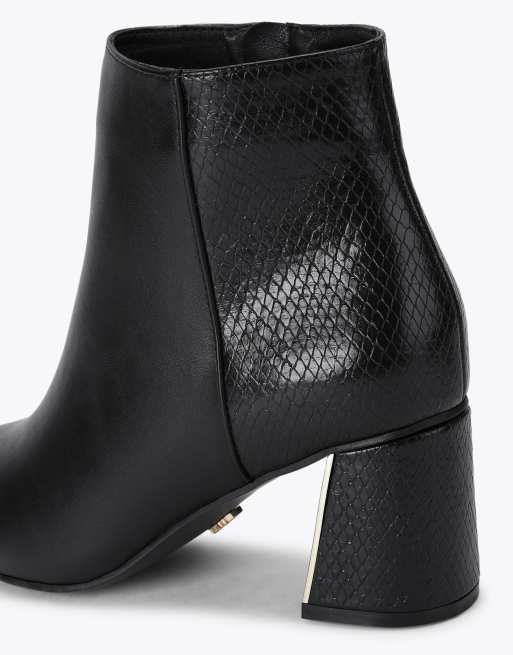 KG Kurt Geiger Hazel mid ankle boots in black combination, 3 of 4