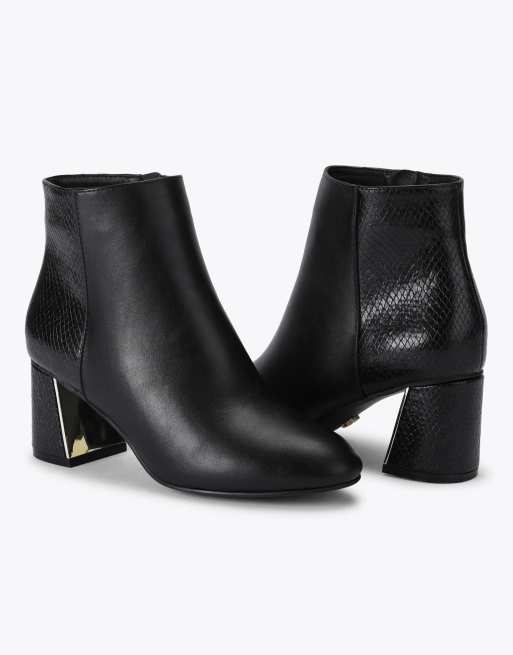 KG Kurt Geiger Hazel mid ankle boots in black combination, 4 of 4