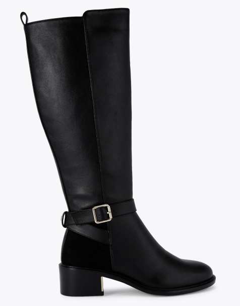 KG Kurt Geiger Helen high leg knee boots in black - view 1