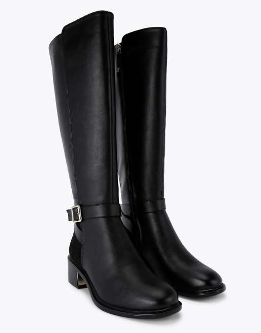 KG Kurt Geiger Helen high leg knee boots in black, 2 of 4