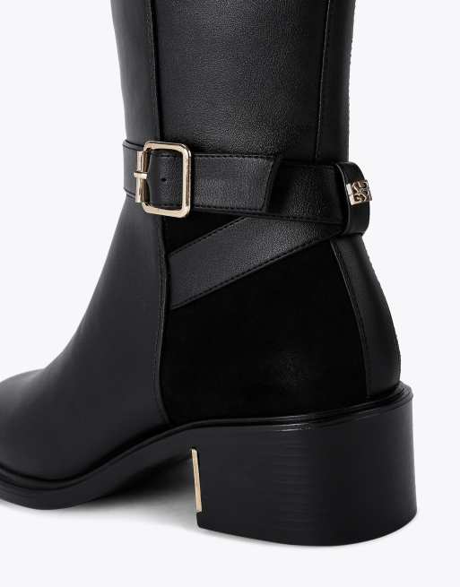 KG Kurt Geiger Helen high leg knee boots in black, 4 of 4