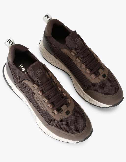 KG Kurt Geiger Jasper trainers in brown, 2 of 4