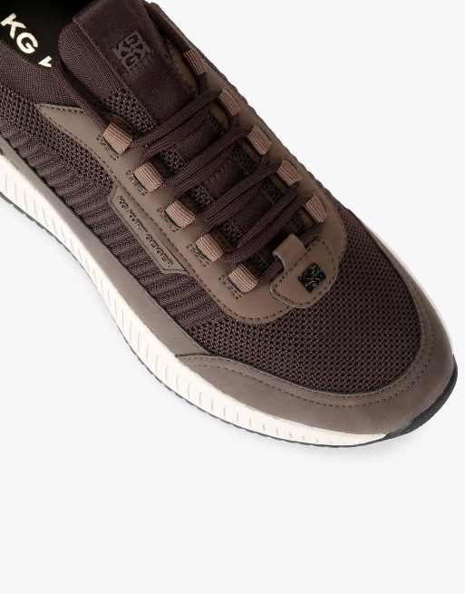 KG Kurt Geiger Jasper trainers in brown, 4 of 4