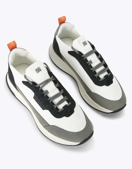 KG Kurt Geiger Jasper trainers in white comb, 2 of 4