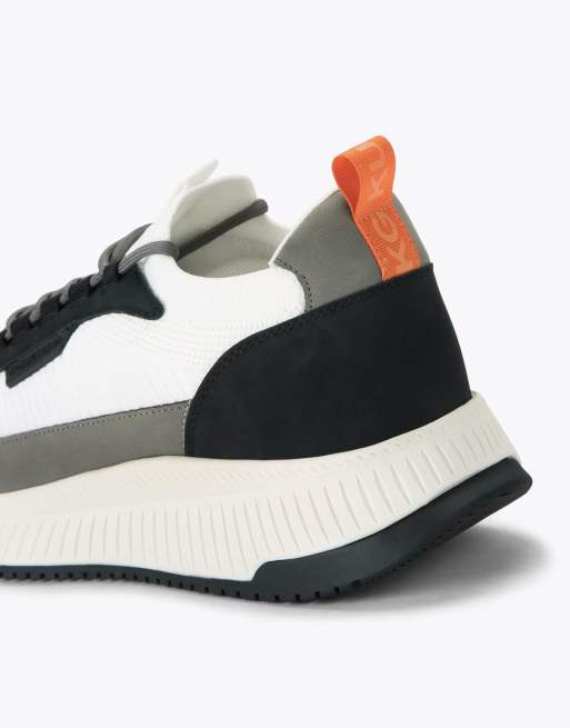 KG Kurt Geiger Jasper trainers in white comb, 3 of 4