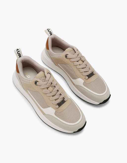 KG Kurt Geiger Jesse trainers in beige combination, 2 of 4