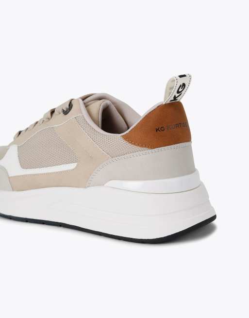 KG Kurt Geiger Jesse trainers in beige combination, 3 of 4