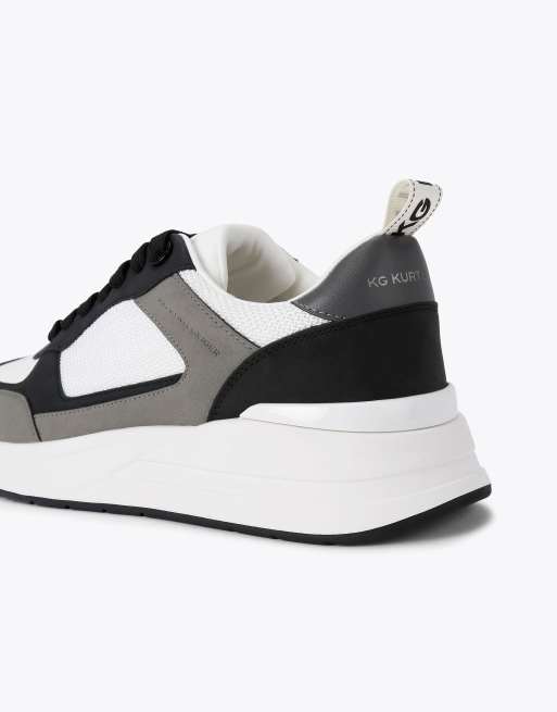 KG Kurt Geiger Jesse trainers in white comb, 4 of 4