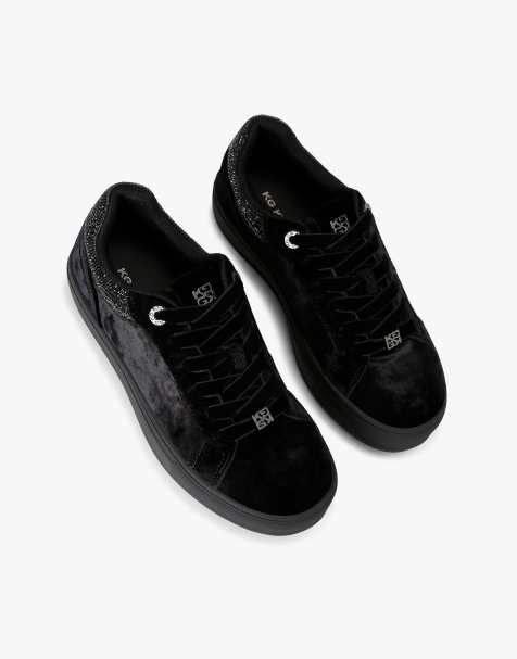 KG Kurt Geiger Kali gem trainers in black combination - view 1