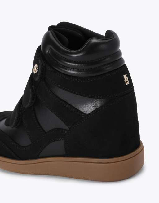 KG Kurt Geiger Karmen trainers in black, 3 of 4