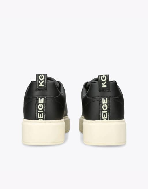 KG Kurt Geiger Kinsley trainers in black, 3 of 4