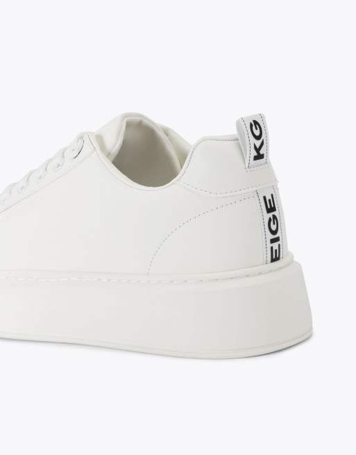 KG Kurt Geiger Kinsley trainers in white comb, 3 of 4