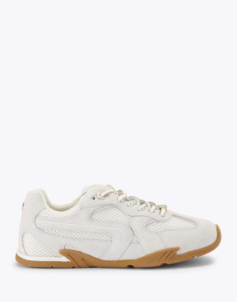 KG Kurt Geiger Lather trainers in white - view 1