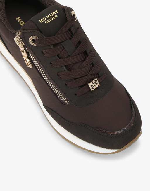 KG Kurt Geiger Lina2 trainers in brown, 4 of 4