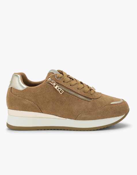 KG Kurt Geiger Lina2 trainers in taupe - view 1