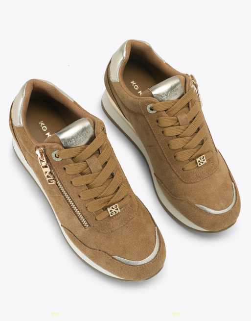 KG Kurt Geiger Lina2 trainers in taupe, 2 of 4