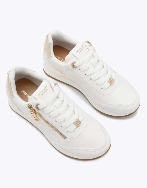 KG Kurt Geiger Lina2 trainers in white, 2 of 4