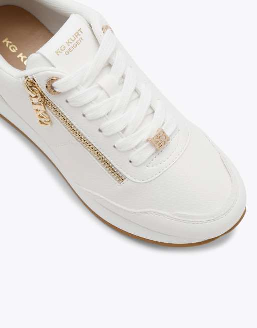 KG Kurt Geiger Lina2 trainers in white, 4 of 4