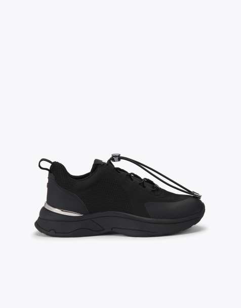 KG Kurt Geiger Link toggle trainers in black combination - view 1