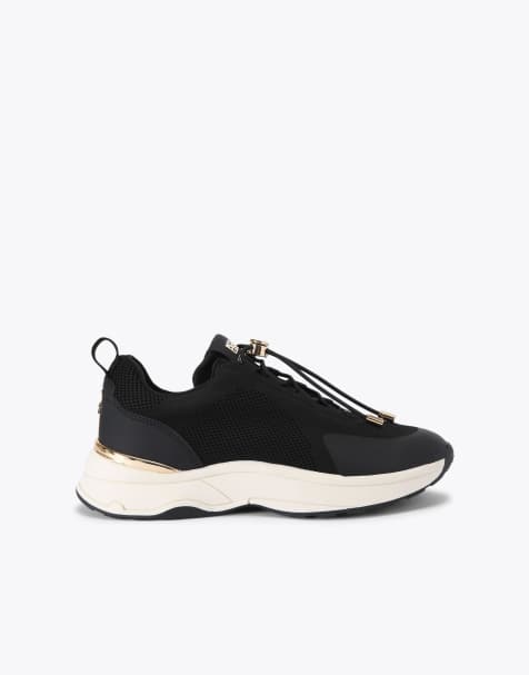 KG Kurt Geiger Link toggle trainers in black - view 1